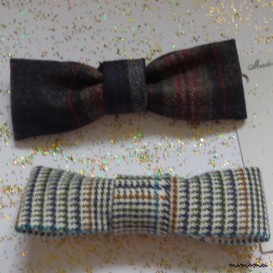 Barrette plate lainage &eacute;cossais