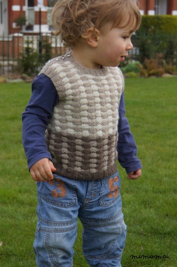 Boys sleeveless jumper