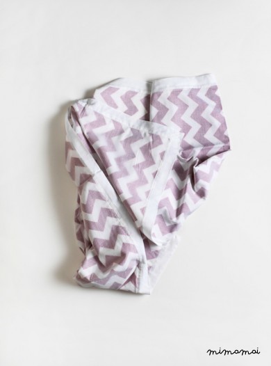 Ewald Blanket white purple