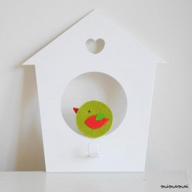 Percha Casita P&aacute;jaro