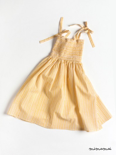 Fritzi Strap Dress sun yellow