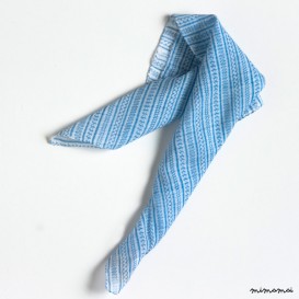 Fabri Square scarf blue