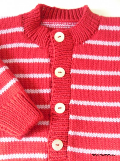 Children knitted Cardigan, Baby knit cardigan, Kitted wool Cardigan,stripes red&white