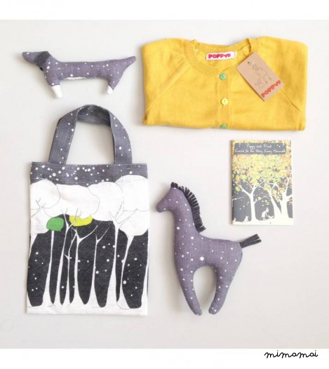 Snowstorm Print Toy Sausage Dog