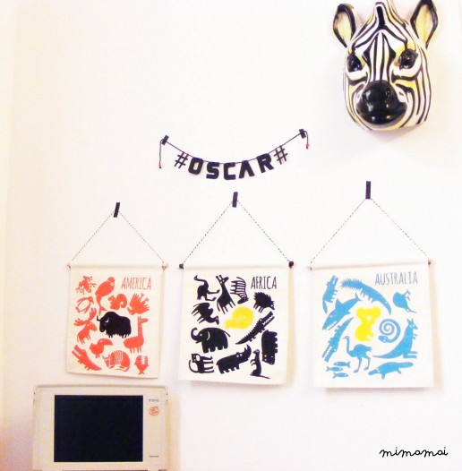 AMERICA WILDLIFE wall flag
