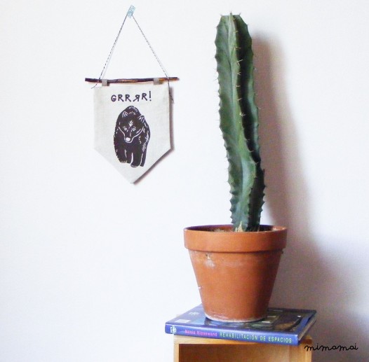 Brown Bear Wall Banner
