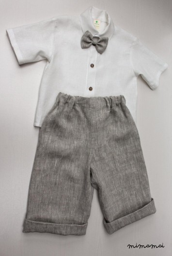 Natural linen outfit