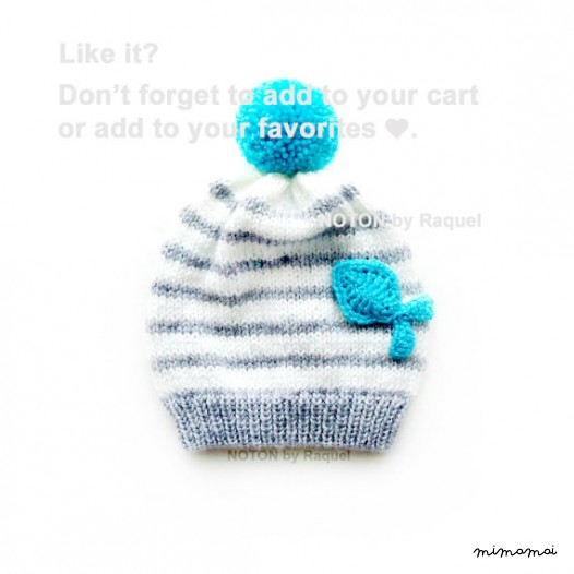 Babys Blue Fish, Boys Beanie, inverno berretto