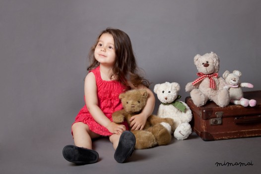 Girl's Red Dress, Children's Clothing, Strawberries Dress