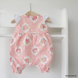 Pastel Pink Floral Romper suit