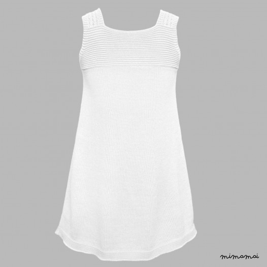 Lace Tunic Dress White