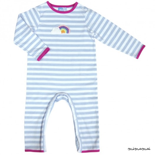 Crochet Rainbow Babygrow