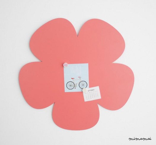 Panel magn&eacute;tico Flor rosa