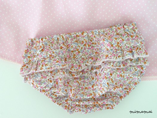 Baby Pink Dots Dress and diaper cover set