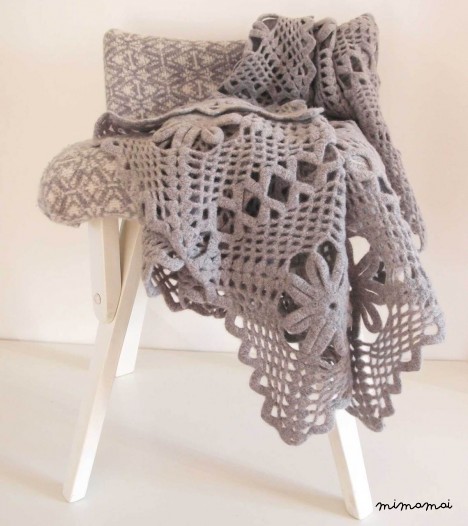 LUXURY CROCHET LACE THROW KIT