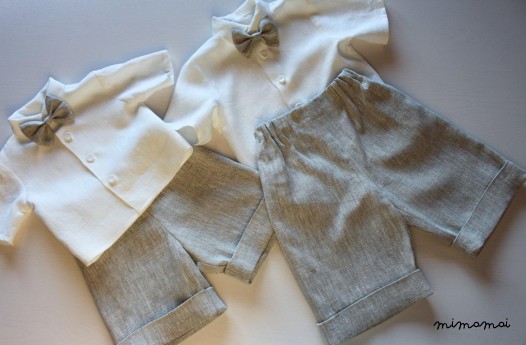 Natural linen outfit