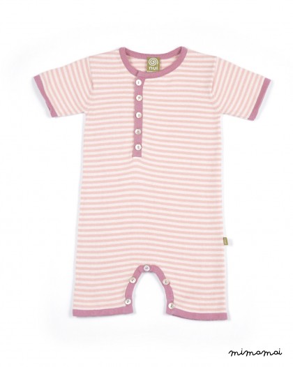 Billy Romper Pink Stripe
