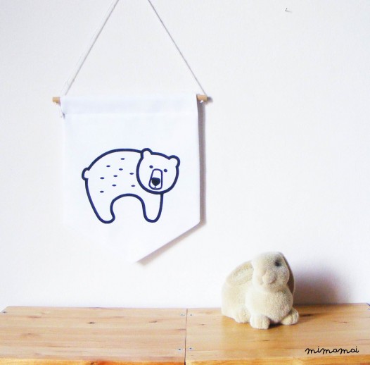 Wall Banner " Little Teddy"