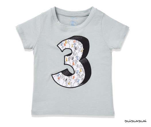 T-shirt BOYS SS #3 stone