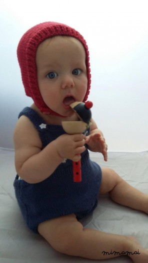 Baby hat, Knitted baby hat, unisex baby hat