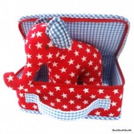 Eli Soft Toy & Valise Gift Set