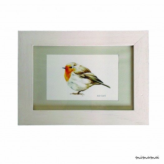 Quadretto uccellino 18x13