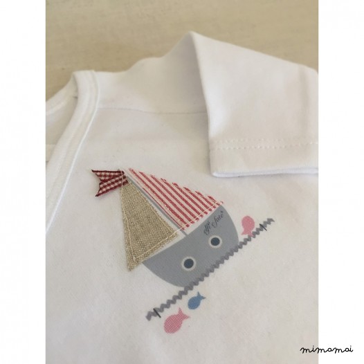 Camiseta cruzada Mediterr&aacute;neo
