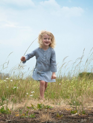 Fiore Shirt Dress azzurro