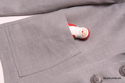 Natural linen jacket