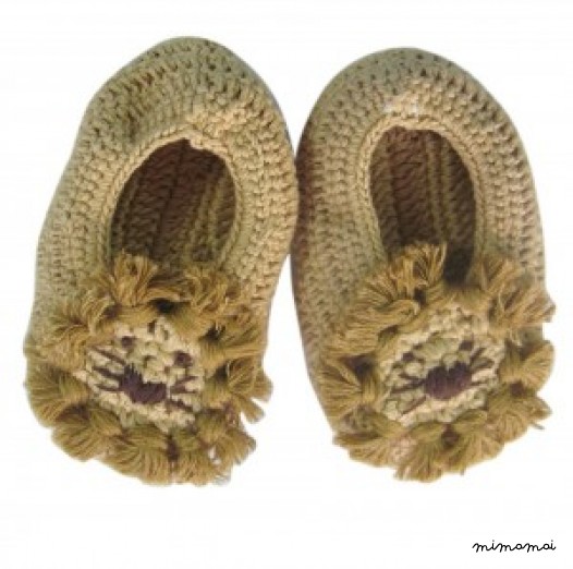 Crochet Lion Booties