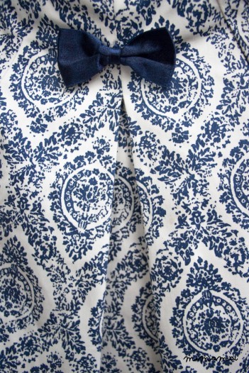 Baroque printed dress