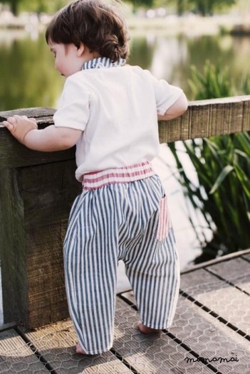 Baby harem trousers with bandana