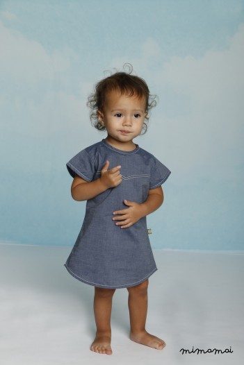 Uma Dress Indigo