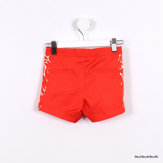 Round-edge Shorts orange