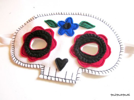 Sugar Skull Mask - giorno della maschera morto -