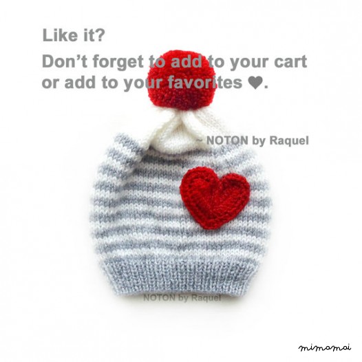 Ragazze cuore rosso, ragazze Beanie, inverno berretto