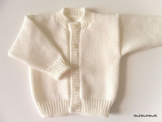 Baby Cream Knitted Cardigan