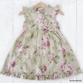 Kimono Dress for little girls, Floral
