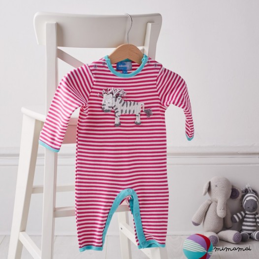 Crochet Zebra babygrow