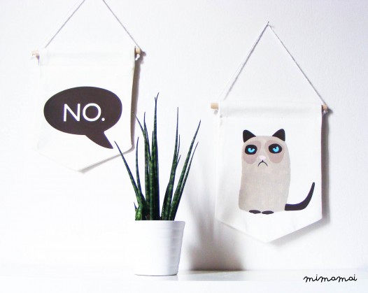 GRUMPY CAT Wall banner DUO