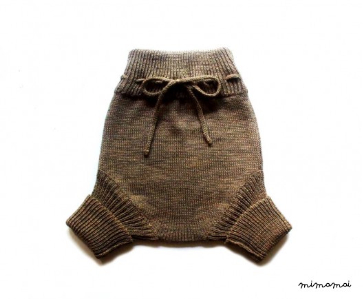 Babies/Children's knitted Virgin wool diaper cover/shorts/short pants/capri pants/trousers