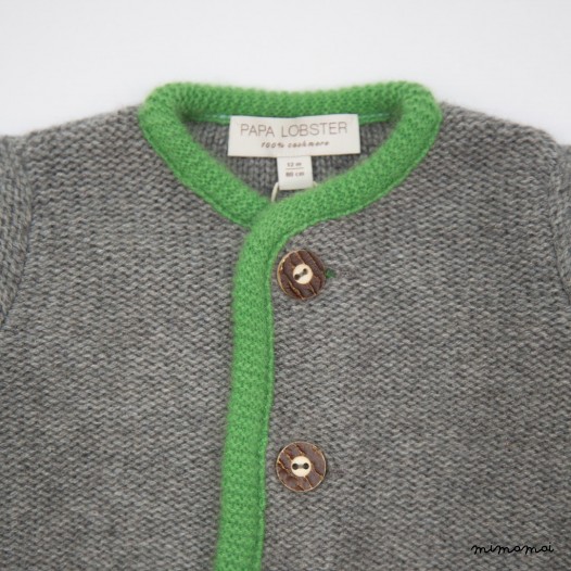 Oktoberfest Cardigan - Dark Grey M&eacute;lange