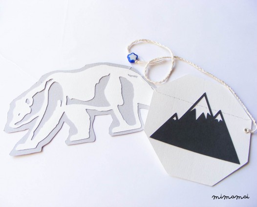 POLAR BEAR PAPER GARLAND