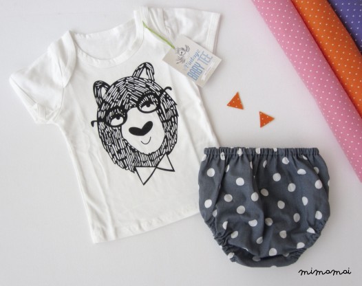 Tee and Bloomers for baby boy or girl