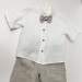 Natural linen outfit
