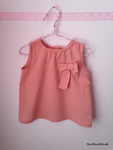 Pink cotton blouse nude ... Top Sleeveless Top .. 100% cotton .. . Colored pale pink shirt ...
