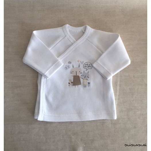 Camiseta cruzada Contigo