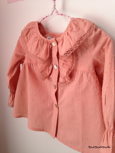 Girls Toddler blouse, Boho Toddler Shirt, Shabby Chic Clothing, Lace Shirt, Lignt Pink Top
