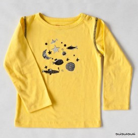 Tshirt- planets print ECO
