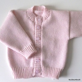 Pink Knitted Cardigan